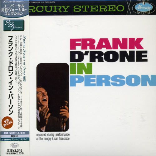 FRANK D'RONE - In Person cover 