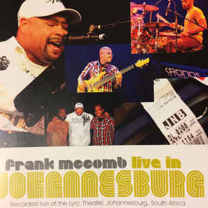 FRANK MCCOMB - Live In Johannesburg cover 