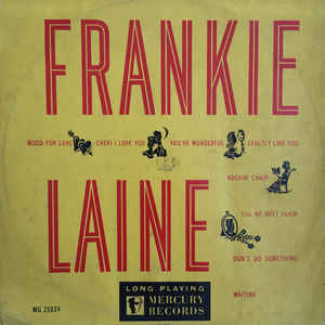 FRANKIE LAINE - Frankie Laine (Mercury ‎– MG 25024) cover 