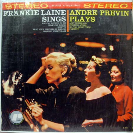 FRANKIE LAINE - Frankie Laine Sings Andre Previn Plays cover 