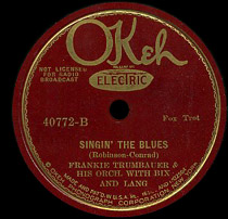 FRANKIE TRUMBAUER - Singing the Blues cover 