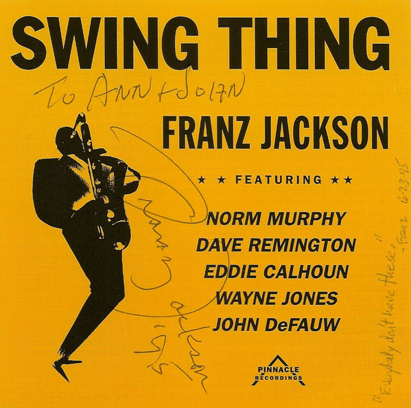 FRANZ JACKSON - Swing Thing cover 