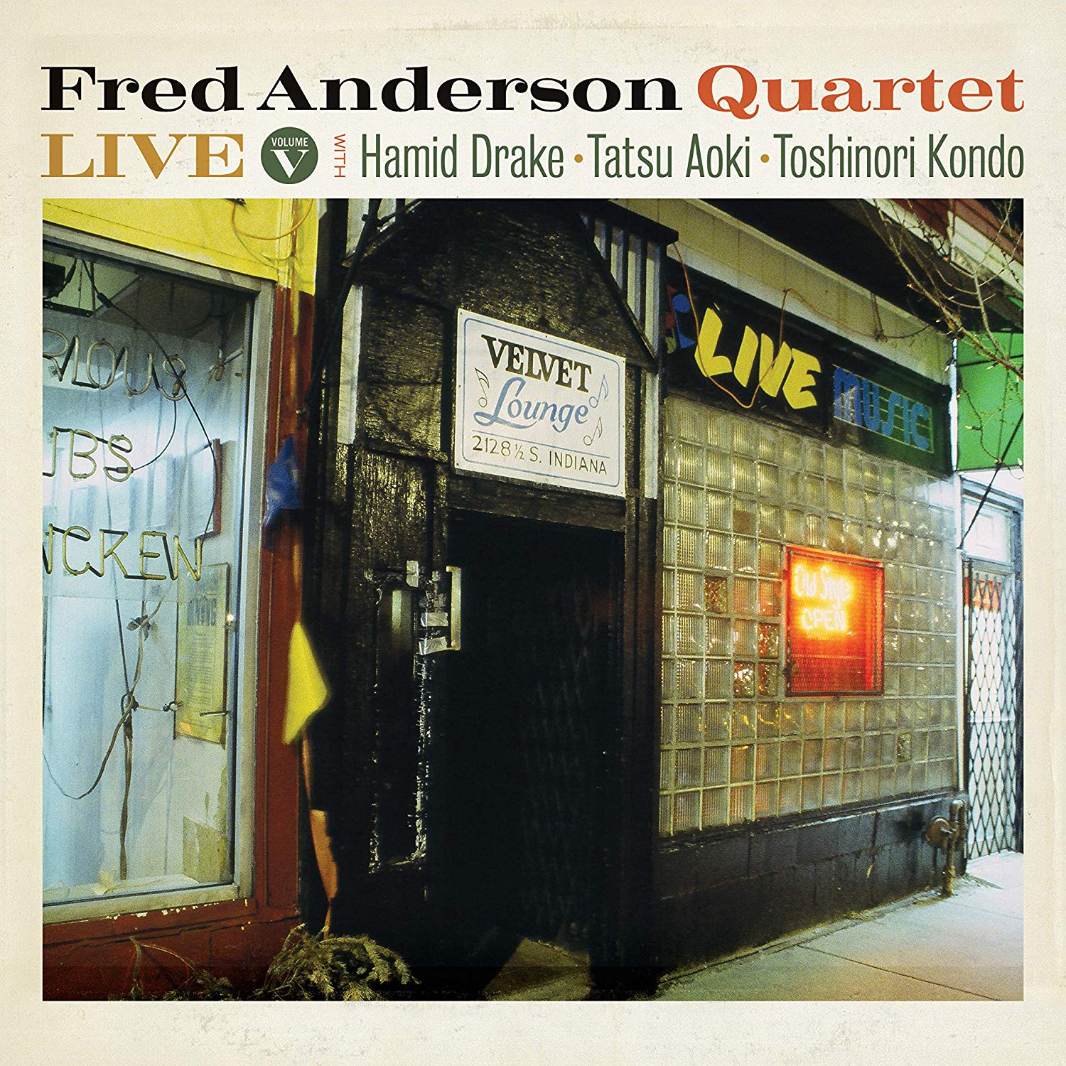 FRED ANDERSON - Fred Anderson Quartet :  Live Volume V cover 