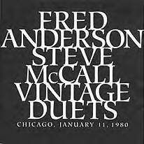 FRED ANDERSON - Vintage Duets: Chicago 1-11-80 (with Steve McCall) cover 