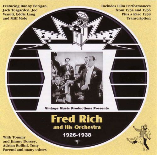 FRED RICH - 1926-1938 cover 