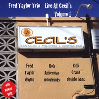 FRED TAYLOR - Live at Cecil's, Vol. 1 cover 