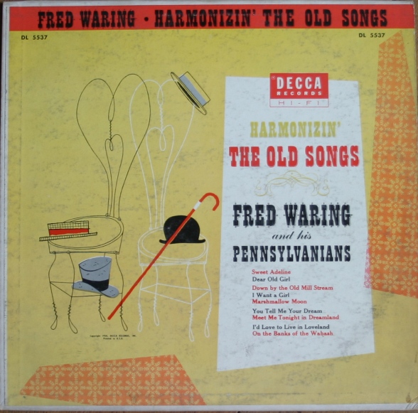 FRED WARING - Harmonizin' The Old Songs cover 