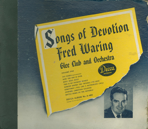 FRED WARING - Songs Of Devotion Volume One cover 
