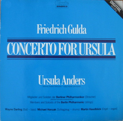 FRIEDRICH GULDA - Friedrich Gulda . Ursula Anders : Concerto For Ursula cover 