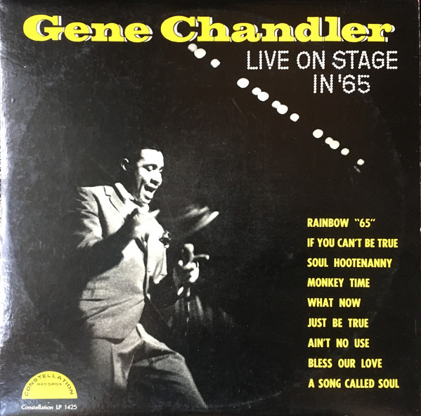 GENE CHANDLER - Live On Stage In '65 (aka Live At The Regal) cover 