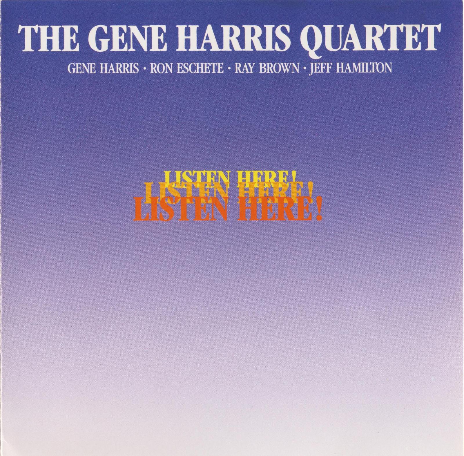 GENE HARRIS - Listen Here! cover 