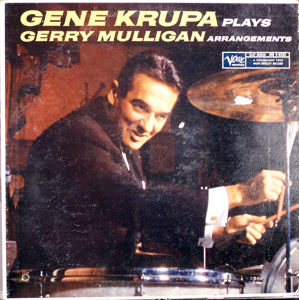 GENE KRUPA - Gene Krupa Plays Gerry Mulligan Arrangements cover 