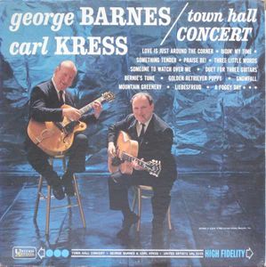 GEORGE BARNES - Town Hall Concert cover 