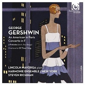GEORGE GERSHWIN - An American in Paris, Concerto in F,  3 Preludes (orch. Roy Bargy), Overture to Of Thee I Sing cover 