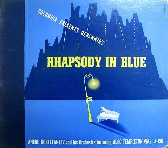 GEORGE GERSHWIN - Rhapsody In Blue cover 