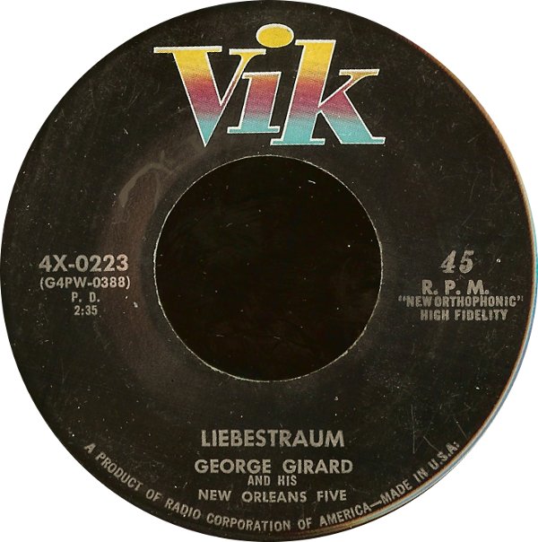 GEORGE GIRARD - Liebestraum cover 