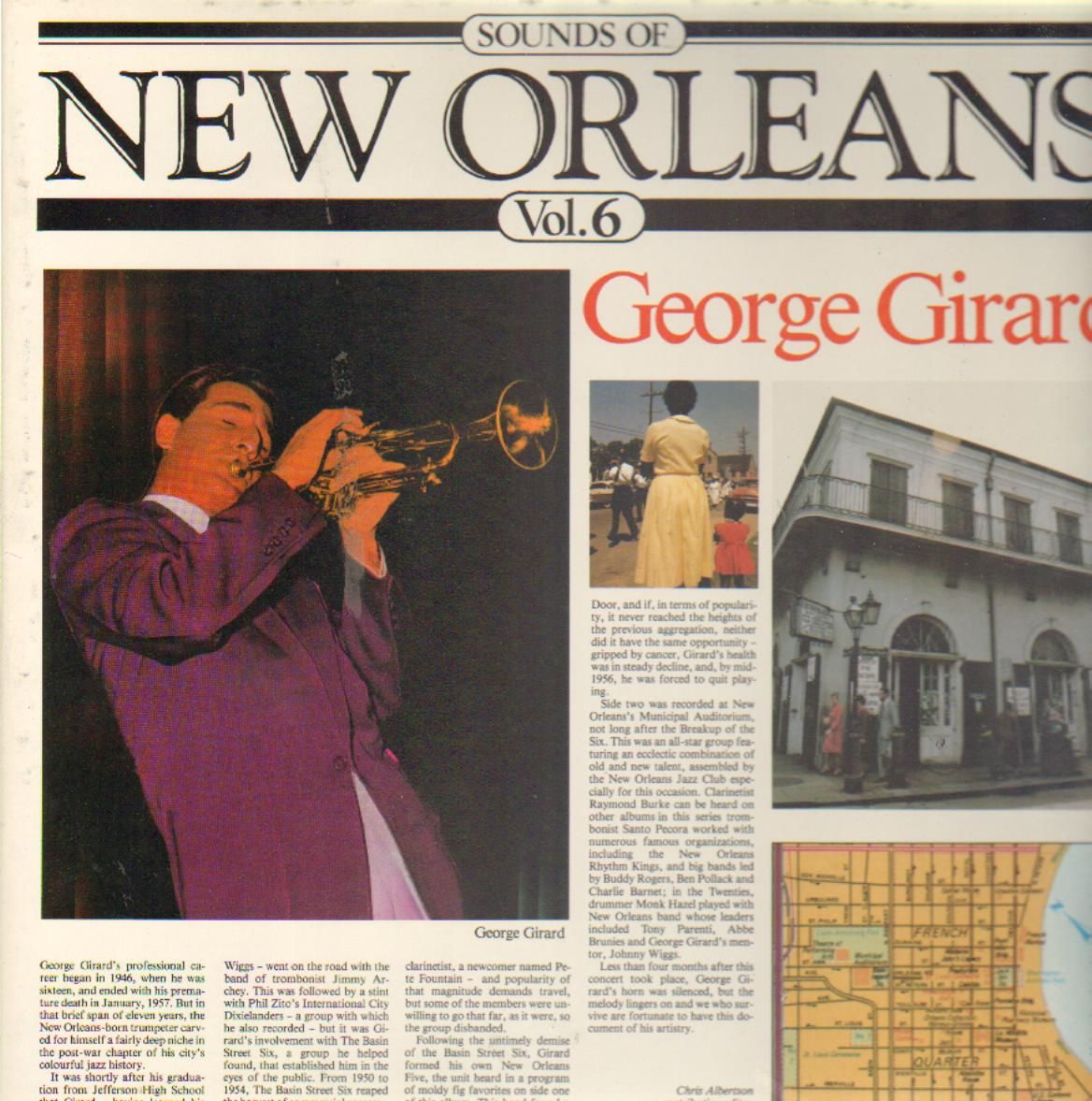 GEORGE GIRARD - Sounds Of New Orleans Vol. 6 cover 