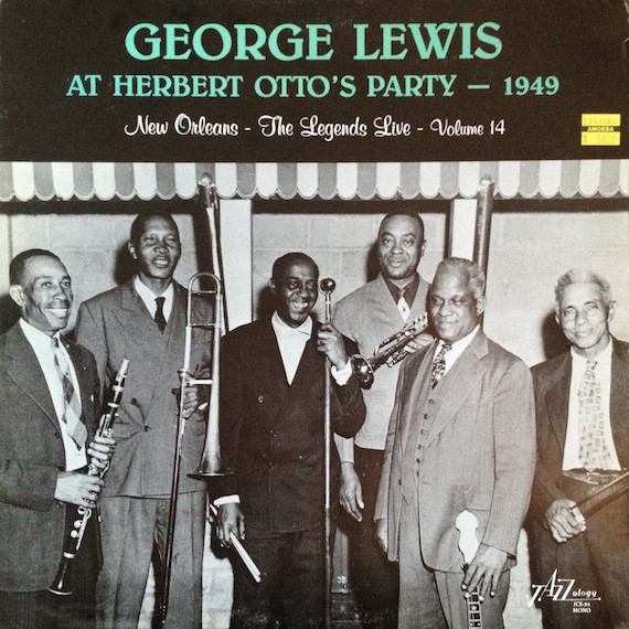 GEORGE LEWIS (CLARINET) - At Herbert Otto's Party - 1949 cover 