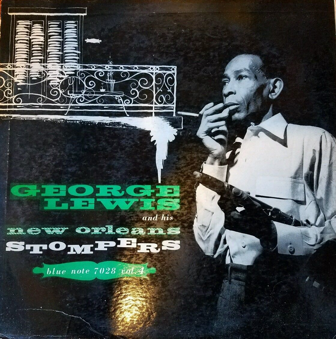 GEORGE LEWIS (CLARINET) - George Lewis And His New Orleans Stompers (Volume 4) cover 