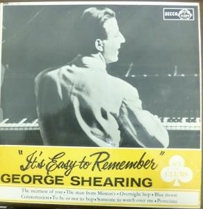 GEORGE SHEARING - It's Easy To Remember cover 