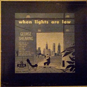 GEORGE SHEARING - When Lights Are Low cover 
