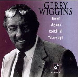 GERALD WIGGINS - Live at Maybeck Recital Hall, Vol. 8 cover 