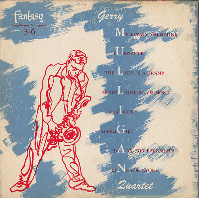 GERRY MULLIGAN - The Gerry Mulligan Quartet (aka Gerry Mulligan Quartet Volume 2) cover 