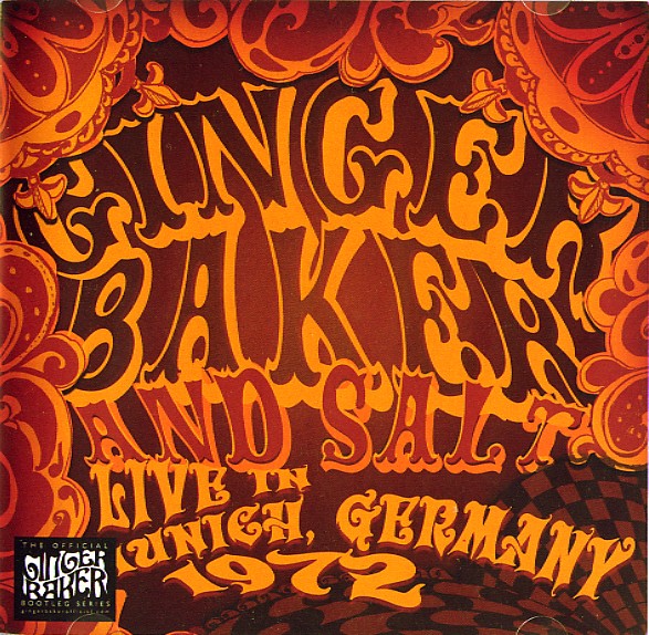 GINGER BAKER - Live In Munich Germany 1972 cover 