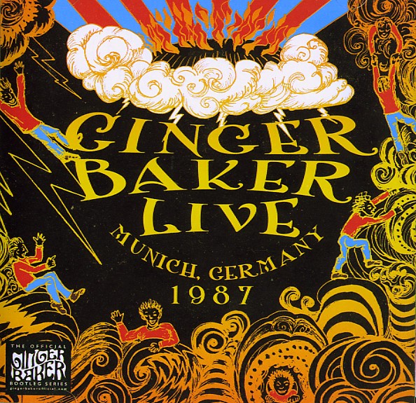 GINGER BAKER - No Material Live In Munich Germany 1987 cover 