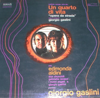 GIORGIO GASLINI - Un Quarto Di Vita cover 