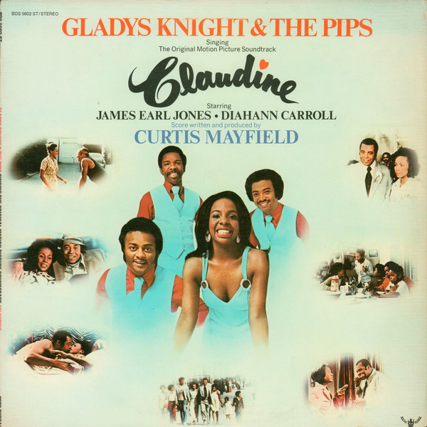 GLADYS KNIGHT - Gladys Knight & The Pips , Curtis Mayfield ‎: Claudine cover 