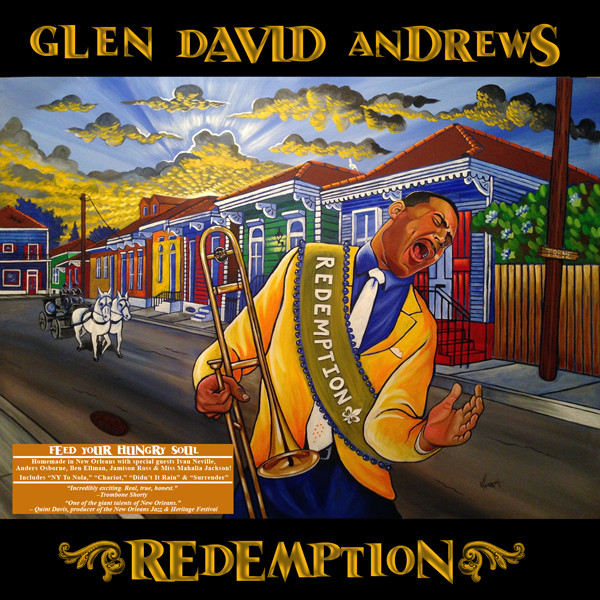 GLEN DAVID ANDREWS - Redemption cover 