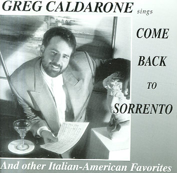 GREG CALDARONE - Come Back To Sorrento cover 
