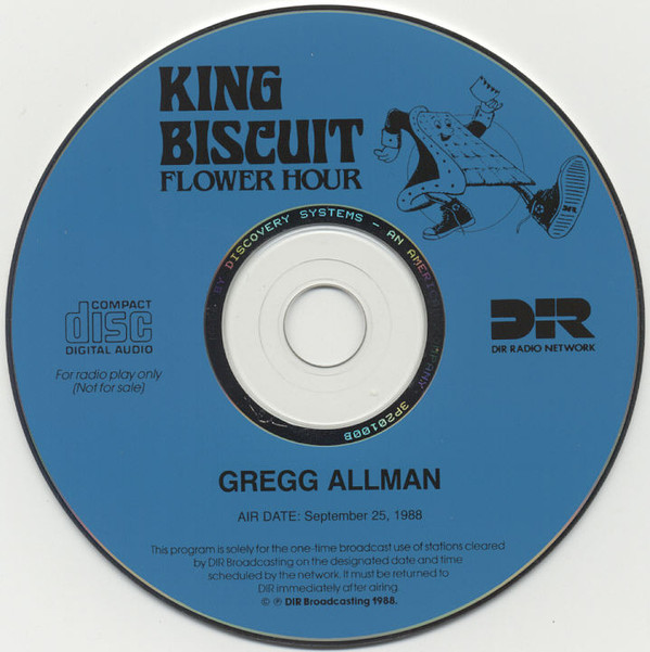 GREGG ALLMAN - The King Biscuit Flower Hour Gregg Allman (1988) cover 
