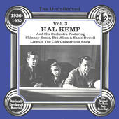 HAL KEMP - The Uncollected Hal Kemp And His Orchestra Vol. 3. cover 