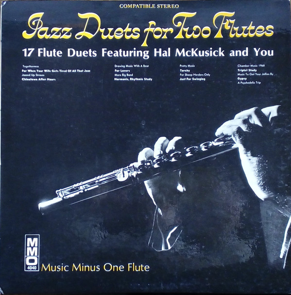 HAL MCKUSICK - 17 Jazz Duets For Two Flutes cover 