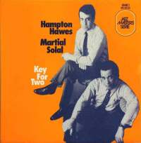 HAMPTON HAWES - Hampton Hawes, Martial Solal ‎: Key For Two cover 