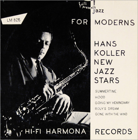 HANS KOLLER (SAXOPHONE) - Jazz for Moderns cover 
