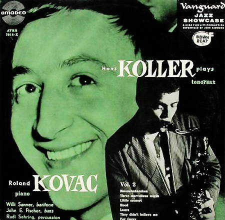 HANS KOLLER (SAXOPHONE) - Koller Plays Kovac vol. 2 cover 