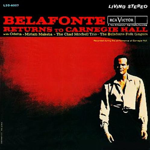 HARRY BELAFONTE - Belafonte Returns To Carnegie Hall cover 