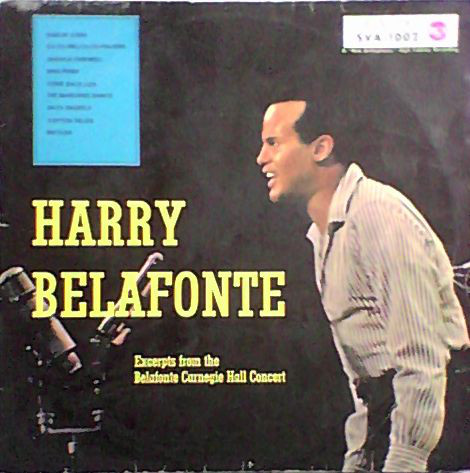 HARRY BELAFONTE - Excerpts From The Belafonte Carnegie Hall Concert (aka Harry Belafonte) cover 