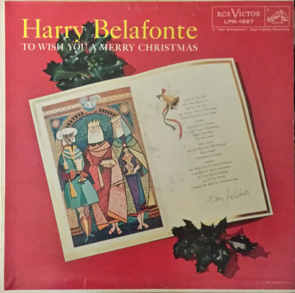 HARRY BELAFONTE - To Wish You A Merry Christmas cover 