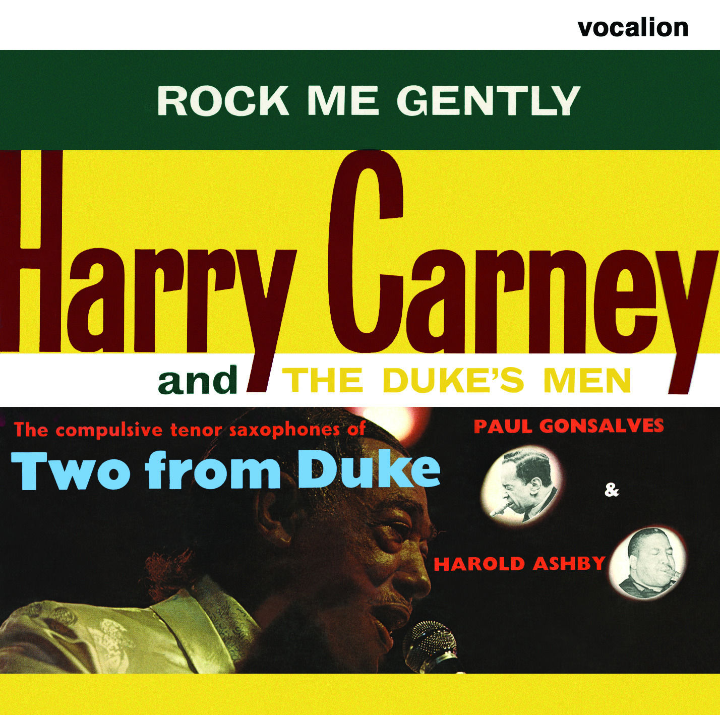 HARRY CARNEY - Harry Carney/Harold Ashby & Paul Gonsalves : Rock Me Gently & Two from Duke cover 