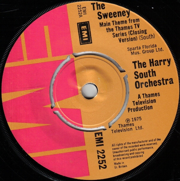 HARRY SOUTH - The Harry South Orchestra ‎: The Sweeney cover 
