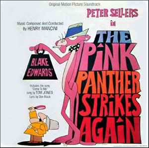 HENRY MANCINI - The Pink Panther Strikes Again cover 