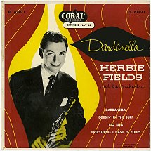 HERBIE FIELDS - Herbie Fields And His Orchestra ‎: Dardanella cover 