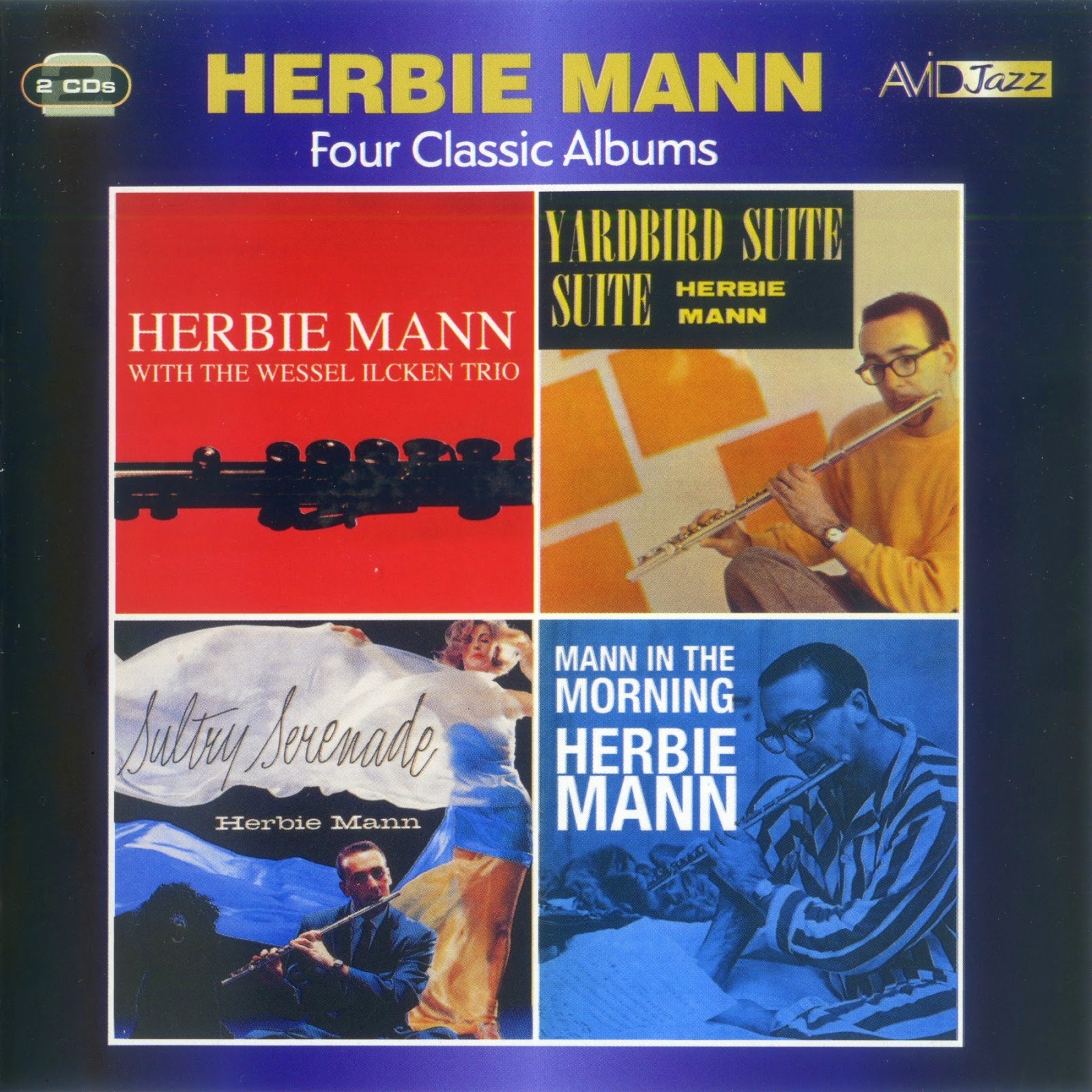 HERBIE MANN - Four Classic Albums cover 