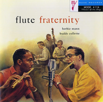 HERBIE MANN - Herbie Mann & Buddy Collette : Flute Fraternity (aka Hi-Flutin' aka Just For Kicks - 1957) cover 