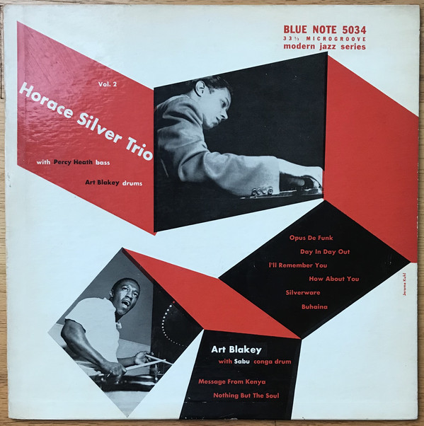 HORACE SILVER - Horace Silver Trio And Art Blakey ‎: Vol. 2 cover 