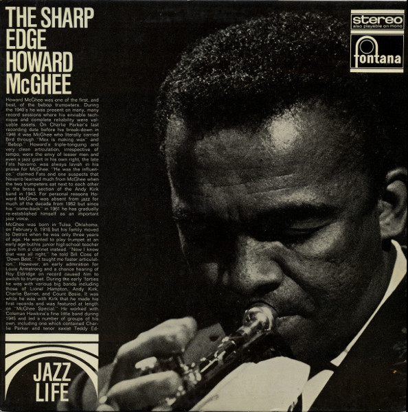 HOWARD MCGHEE - The Sharp Edge (aka Shades Of Blue) cover 